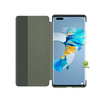Huawei Mate40 Pro Smart View Flip Cover - Green… (Pack of 1)