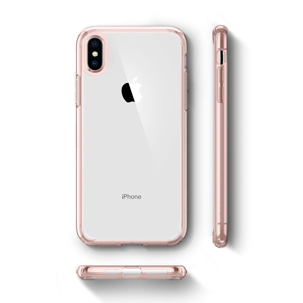 Spigen iPhone X 2017 Case Ultra Hybrid Rose Crystal 057CS22128