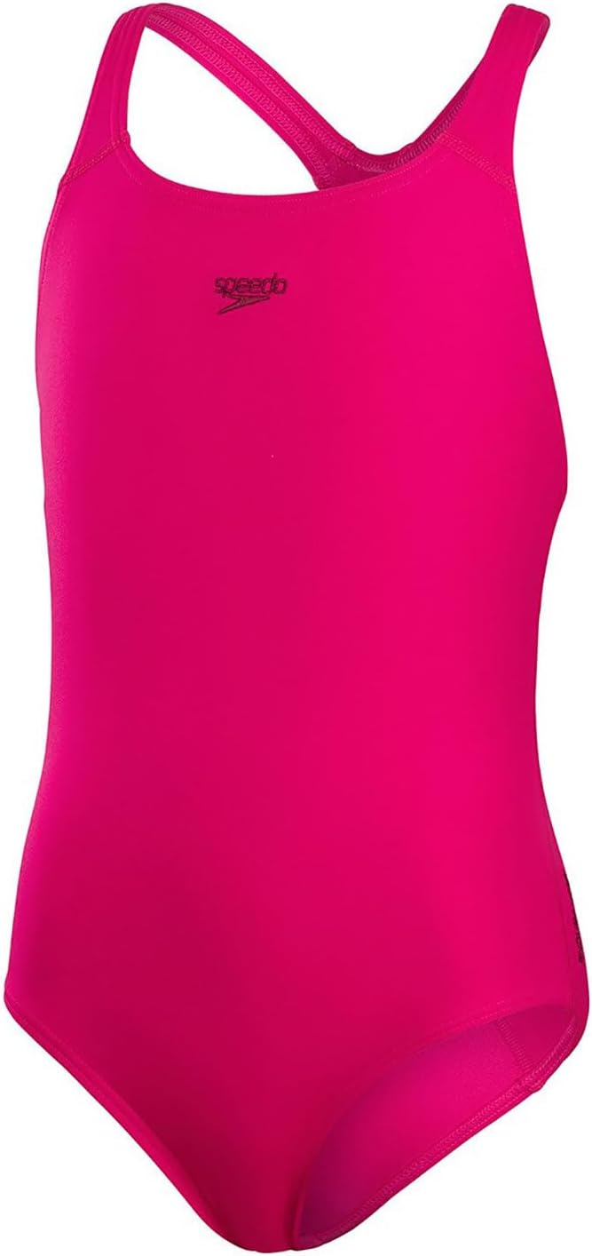 Speedo ECO Endurance+ Medallist Swimsuit, Comfortable, Stylish Design, Extra Flexibility, Junior Girls