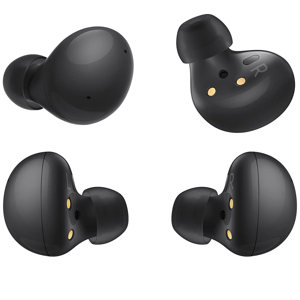 SAMSUNG Galaxy Buds2 (ANC) Active Noise Cancelling, Wireless Bluetooth 5.2 Earbuds for iOS & Android, International Model - SM-R177 (Fast Wireless Charging Pad Bundle, Graphite)