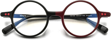 HEPIDEM Acetate Men Vintage Round Optical Glasses Frame Spectacles Optical Eyeglasses Zolman