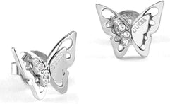 GUESS Women's Sterling Silver Earrings, UBE70184, Sterling Silver
