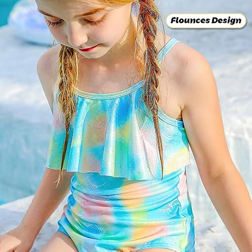 Girls Swimsuit Bathing Suit Tankini Mommy Me Two Piece One Piece Swimwear