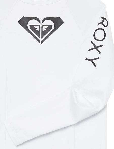 Roxy Girls Whole Hearted Long Sleeve Rashguard Set