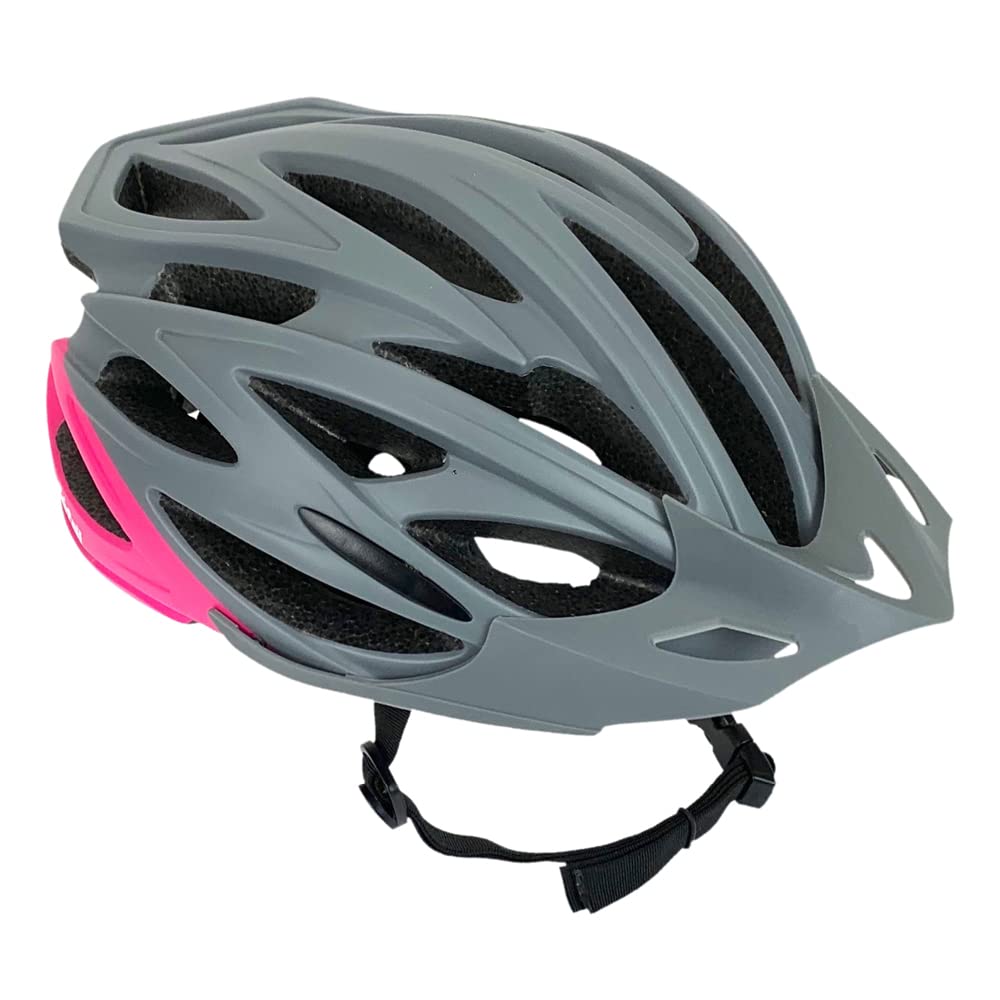 Zefal Women's Pro Gray Pink Bike Helmet (Universal Dial, 24 Large Vents, Ages 14+)