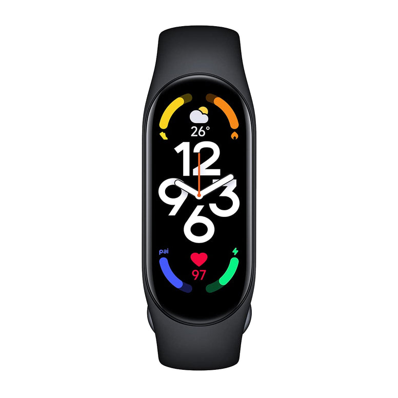 Xiaomi Mi Band 7 Activity Tracker High-Res 1.62" AMOLED Screen, Bluetooth 5.2, 120 Sports Modes, Optical Heart Rate & Blood Oxygen Sensor, 24HR Heart Rate & Sleep Monitor Smart Watch