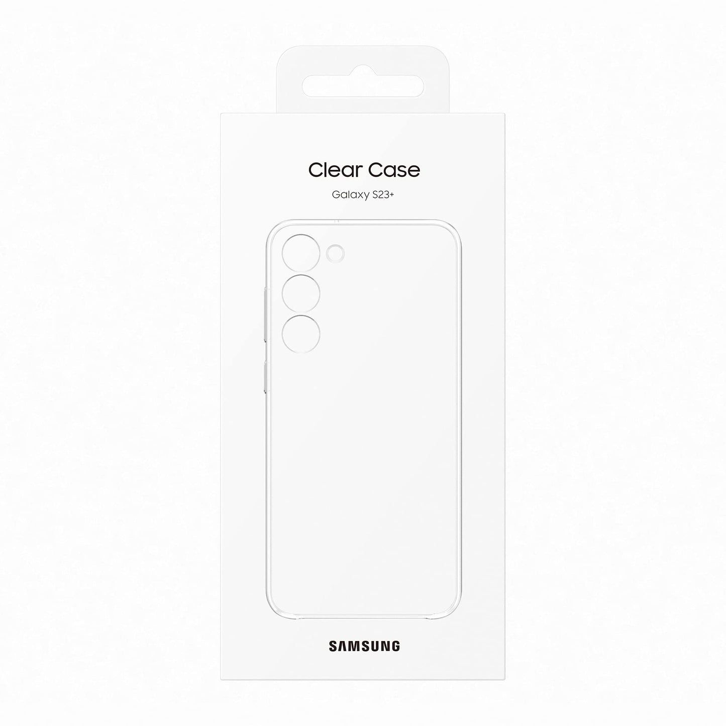SAMSUNG Galaxy S23+ Clear Slim Case Transparent, Cream, EF-QS916CTEGWW
