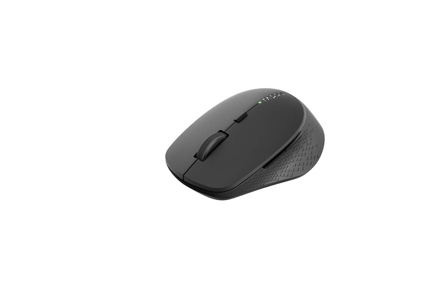 Rapoo Silent Wireless Mouse 1600 Dpi Sensor For Right-Handed Pc & Mac, Dark Grey, M300