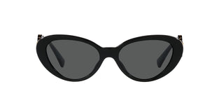 Versace Woman Sunglasses Black Frame, Dark Grey Lenses, 54MM