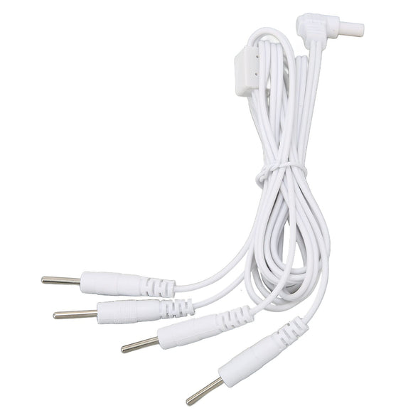 2.35mm Cable for Tens EMS Massage Units, Electrode Heat Wires, 3.94ft TENS Unit Replacement Lead Wires Connector Cables for Electrotherapy Instruments