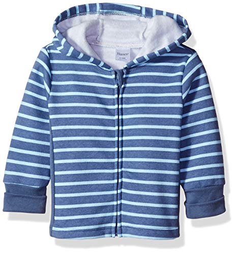Hanes Unisex Baby Zippin Fleece Hoodie Hooded Sweatshirt 18-24M