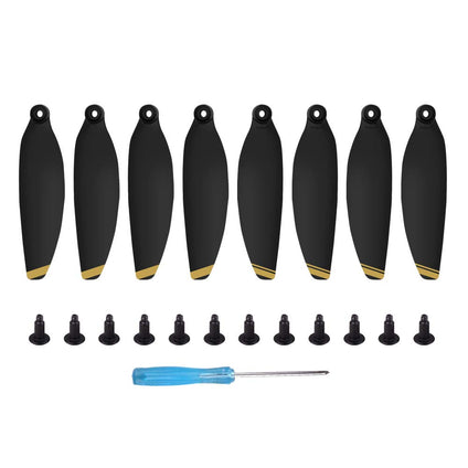 SKEIDO 8pcs Mavic Mini Propeller Set Quieter Flight and Powerful Thrust compatible with DJI Mavic Mini Propellers -Gold