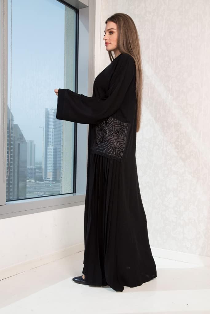 Nukhbaa premium abaya-AJ1412A-P