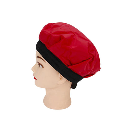 Hair Treatment Hat, Hot Cold Deep Conditioning Hair Treatment Cap for Home Therapy, SPA, Hair sofa(Red)