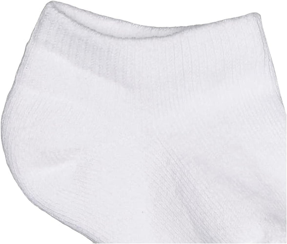 Jefferies Socks Girls' Seamless Sport Low-Cut Half-Cushion Socks, Pack of 6