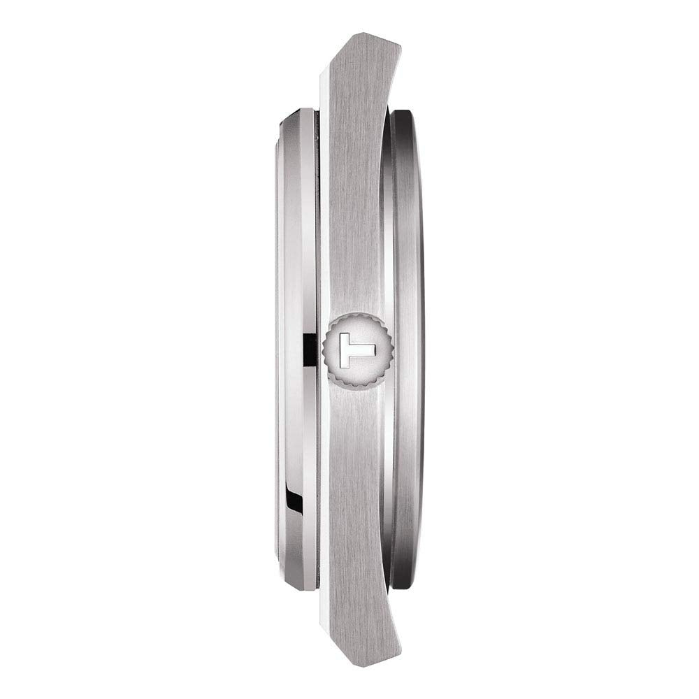 Tissot mens PRX 316L stainless steel case Dress Watch Grey T1374101105100, Grey, Quartz Movement