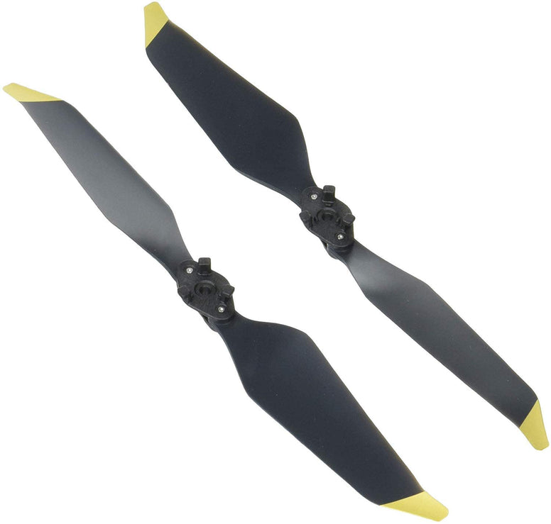 eWINNER 4pcs Propeller Blades for DJI Quadcopter Low Noise Blades Quick Release Flying Wing Blades Drone Accessories (For DJI MAVIC PRO golden stripes)