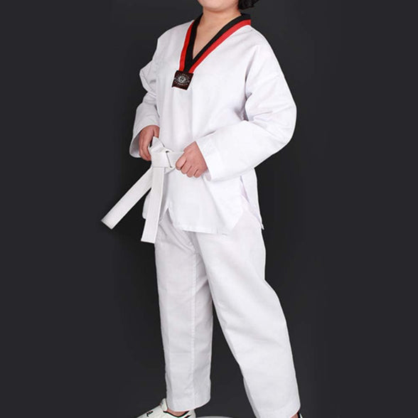 Yudesundo Taekwondo Club Dobok Martial Arts Uniform - Suits Unisex Adult kids Martial Arts Clothing Students Beginners Belt Kung Fu Clothing Suit Cotton/Polyester Long Sleeved/Short Sleeved (110cm)