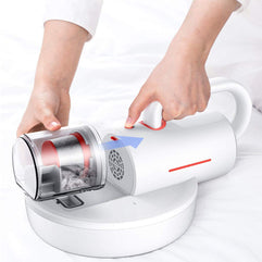 Mini UV Sterilizer Vacuum Cleaner For Household Bed, Anti Dust Mites Vacuum Cleaner, 12Kpa Large Suction + 8000 Times/Min Vibrate, Mite Removal + Vacuuming 2 In 1