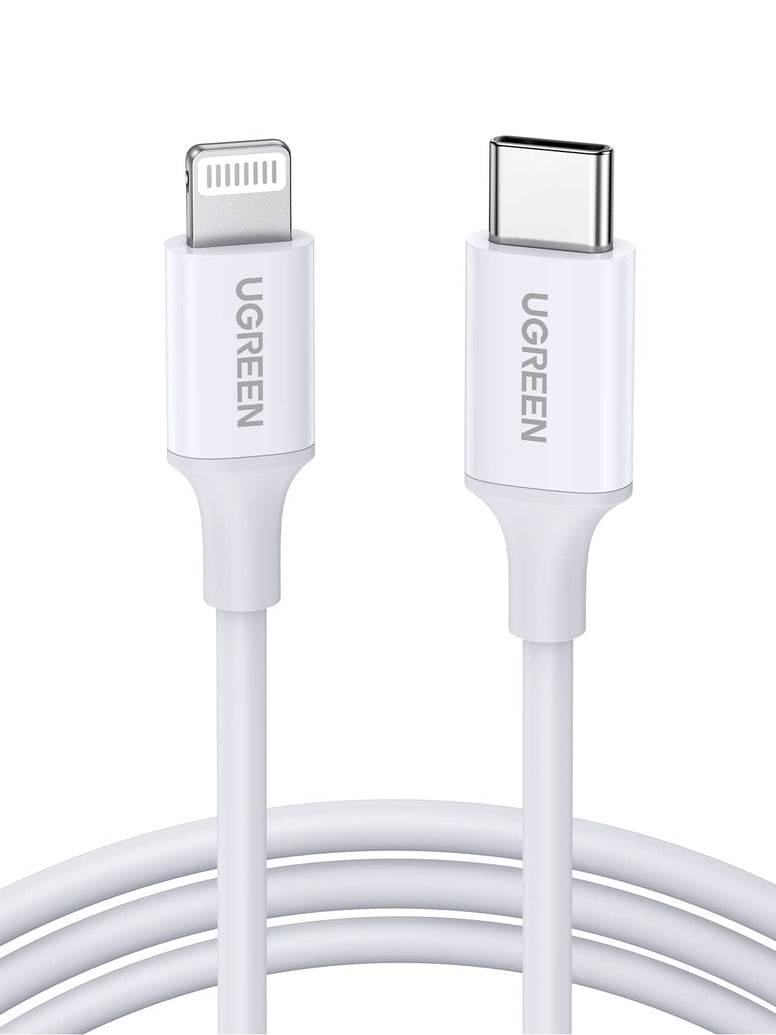 UGREEN iPhone Charger Cable 1M[MFi Certified] USB C to Lightning Cable Fast Charging Power Delivery PD 20W iPhone Cable for iPhone 14/14 Pro/14 Plus/14 Pro Max, iPad Pro, iPhone 8-13 All Series