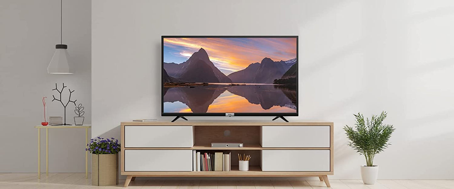 TCL 43 Inch HD AI Smart LED TV, Android TV, Google Assistant with Hands-Free Voice Control, Micro Dimming technology, Premium Streaming Channels-Netflix | Google Play | Starz Play, Slim Design 43S5200