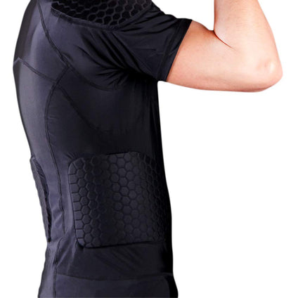 Men's Padded Compression Set Protector for Football Baseball Soccer Basketball Bike Rugby Paintball Snowboard Ski Volleyball Training