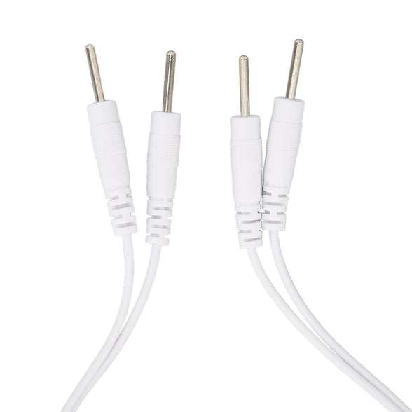 2.35mm Cable for Tens EMS Massage Units, Electrode Heat Wires, 3.94ft TENS Unit Replacement Lead Wires Connector Cables for Electrotherapy Instruments