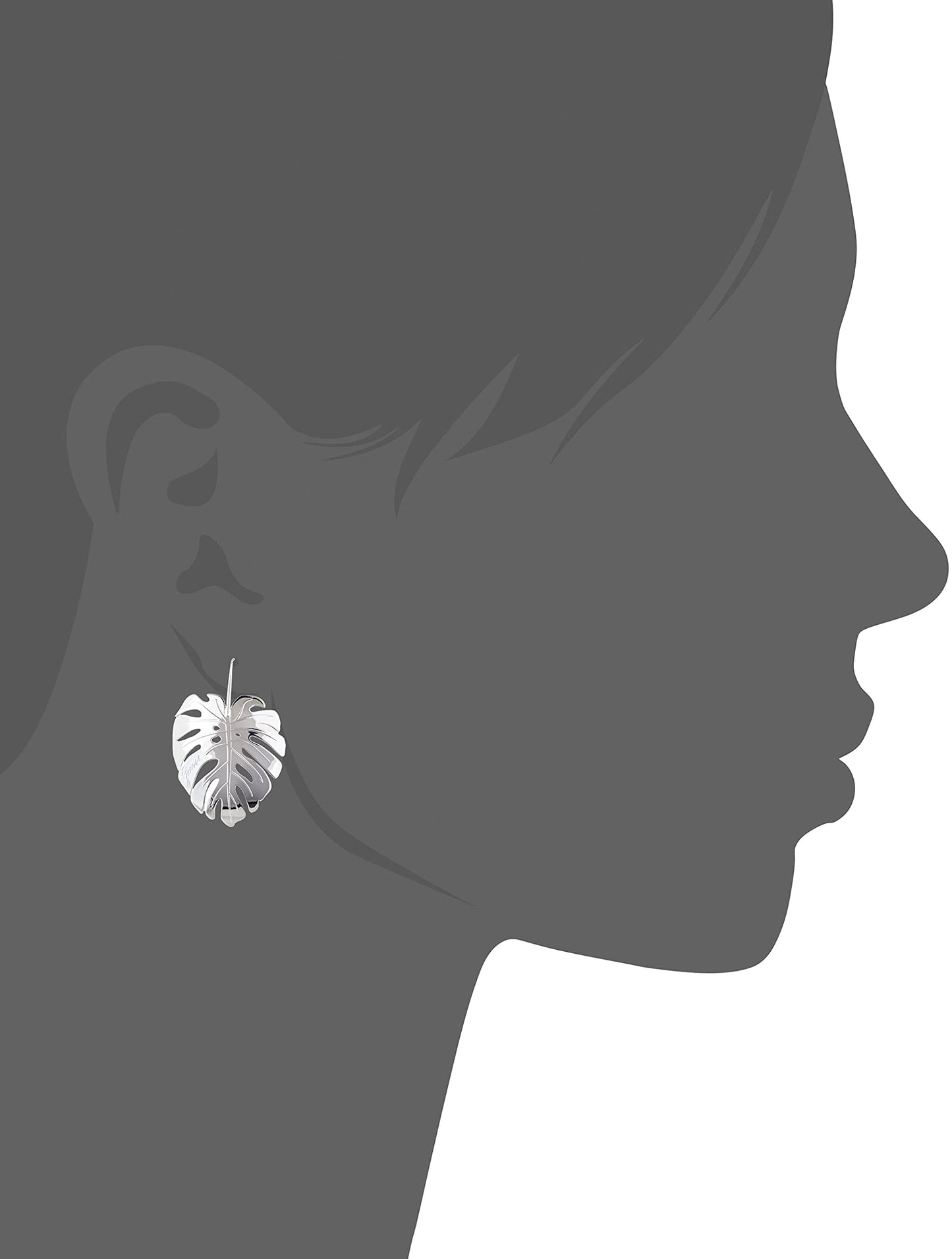 Guess Women Silver Stainless Steel Earrings, Ube70043, One Size