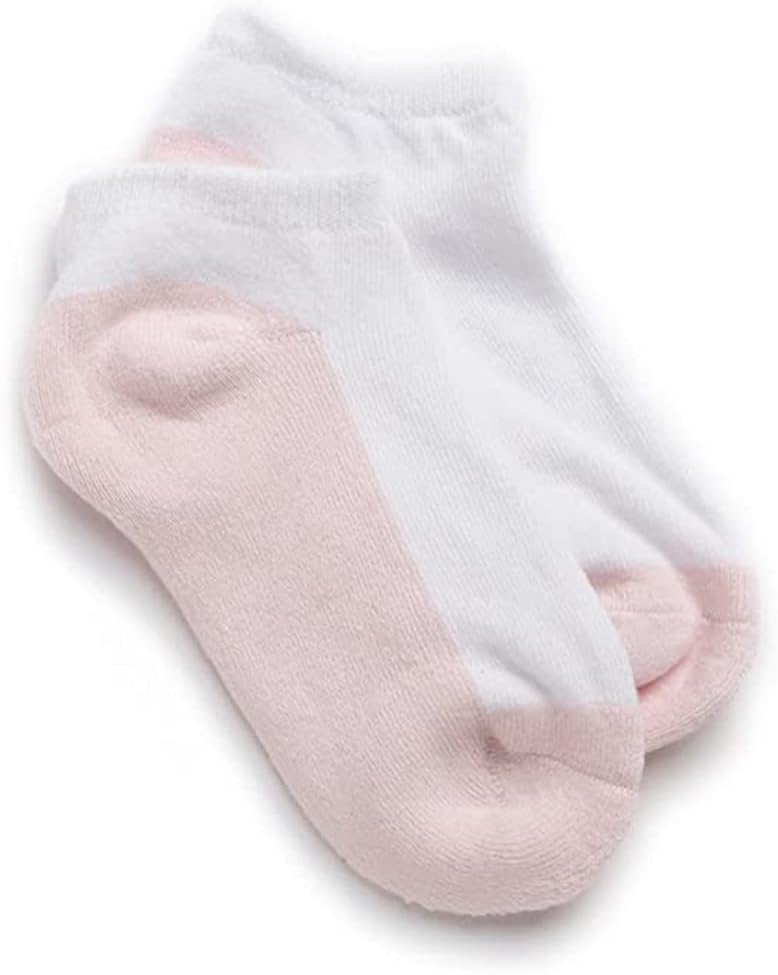 Jefferies Socks Girls' Seamless Sport Low-Cut Half-Cushion Socks, Pack of 6