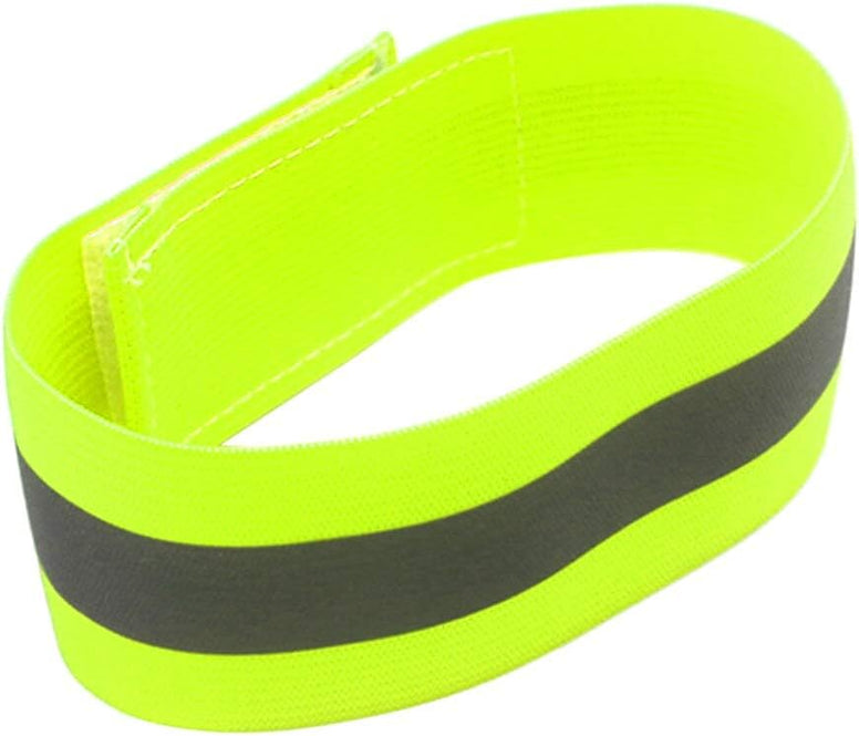 SOLDOUT™ Reflective Bands for Running | Visible Running Gear for Arm, Wrist, Ankle & Leg | Stay Safe with Reflector Safety Armbands, Great for Running, Cycling & Jogging at Night (Pack of 2)