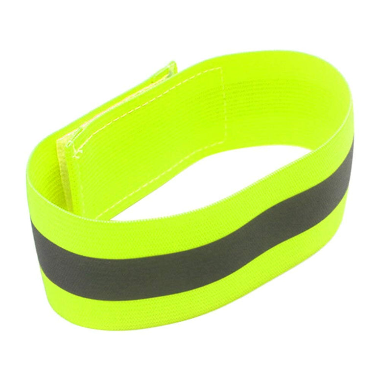 SOLDOUT™ Reflective Bands for Running | Visible Running Gear for Arm, Wrist, Ankle & Leg | Stay Safe with Reflector Safety Armbands, Great for Running, Cycling & Jogging at Night (Pack of 2)