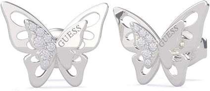 GUESS Women's Sterling Silver Earrings, UBE70184, Sterling Silver