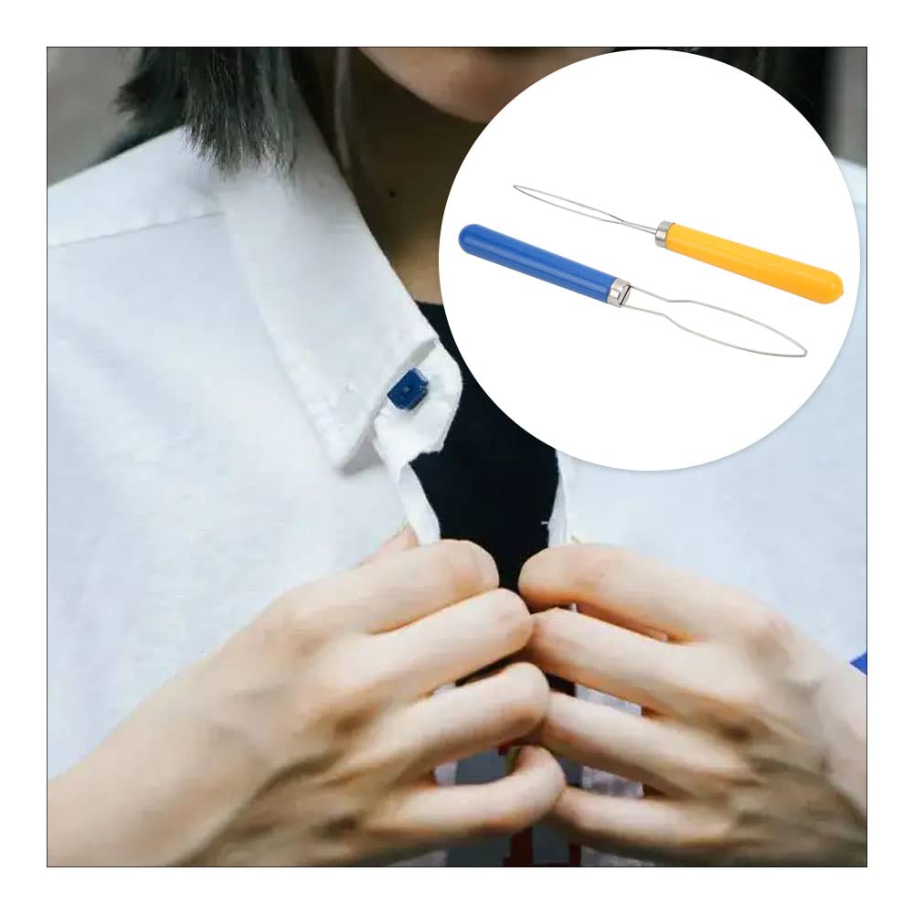 2 Pcs Button Hook Helps Those with Arthritis, Parkinsons, Weaker Grip to Fasten Buttons Zipper Pull Helper Button Assist Devices Easy to Use Clothing Buttoning Aids for Those with Limited Dexterity