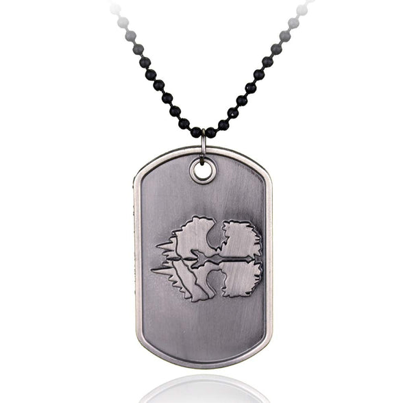 IMIKE Call of Duty Dog Tag PS4 Games Limited Edition Cod Ghosts Dog Tag Hip Pop Pendant Necklace Punk Rock Accessories Ornaments Gifts for Men Women