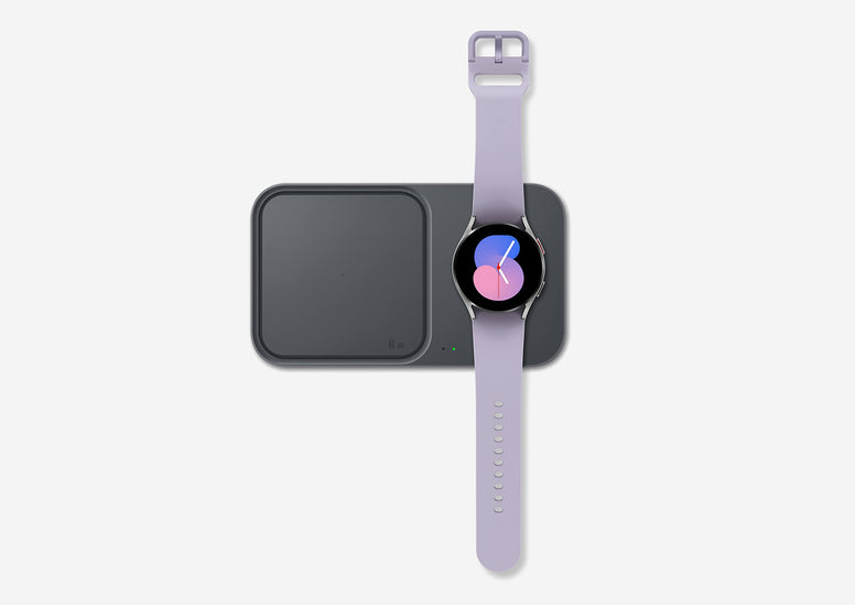 SAMSUNG Galaxy Watch 5 44mm Bluetooth Smartwatch w/Body, Health, Fitness and Sleep Tracker, Improved Battery, Sapphire Crystal Glass, Enhanced GPS Tracking, US Version, Gray grey