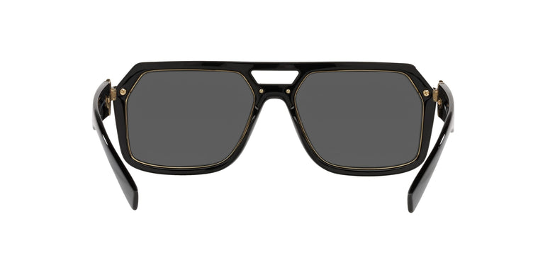 Versace Man Sunglasses Black Frame, Dark Grey Lenses, 58MM