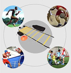 Fitness Speed & Agility Training Equipment Kits With Training Cones，Agility Ladder And Resistance Umbrella，Improve Coordination, Speed, Develop Explosive Power, Strength and Better Footwork