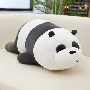 SYOSI Lying Panda Plush Toys SYOSI Stuffed Animals Doll Soft Large Plush Toys for Kids Children Birthday Gift Cute Nap Sofa Pillow, 1 Pcs