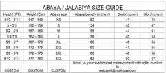 Nukhbaa Womens Premium Abaya Button Down AJ2204102A Button Down (pack of 1)