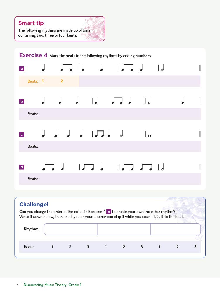 Discovering Music Theory, The ABRSM Grade 1 Workbook