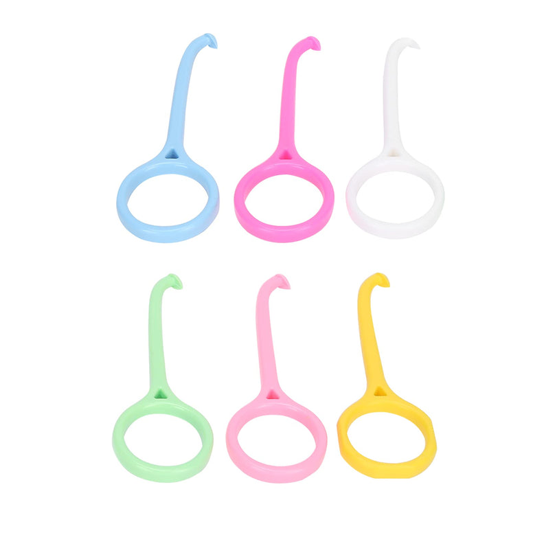 Aligner Remover Tool,Invisalign Case,Food-Grade Plastic Accessories for Oral Care (6 Pcs Different Color)