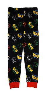 LEGO Ninjago Boys Pajama Set, 4 Piece PJ Set, Long Sleeve, Long Pant,Glow in the Dark 4Y