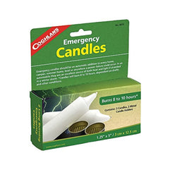 Coghlan's Emergency Candles, 2 Pack, White, 1 1/2' x 5'