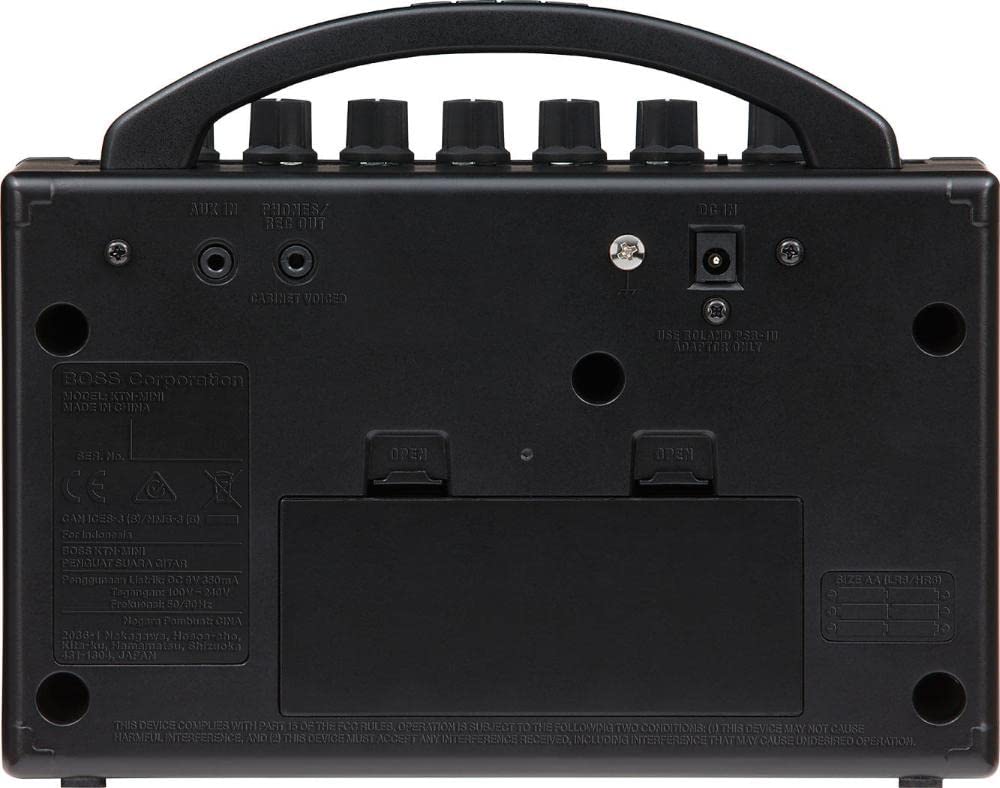 BOSS Ktn-Mini Katana Portable Guitar Amplifier, A Compact, Go-Anywhere Amp That Runs On Batteries - Rich, Full Sound