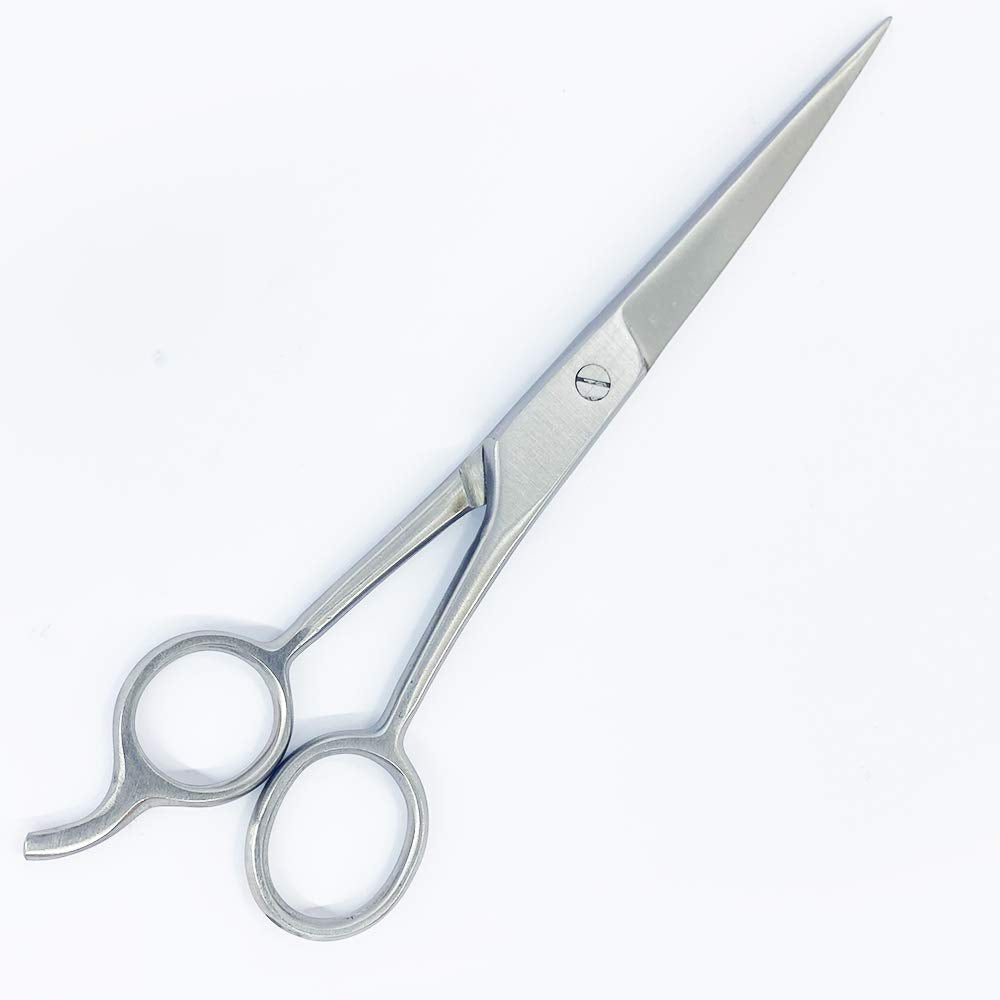 Hairdressing Barber Hair Scissor Stainless Steel Professional Hairdressers Barber Hair Cutting Shears With Finger Rest Hook For Barber Salon And Home