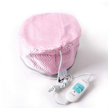 Pink Hair Thermal Treatment Beauty Steamer Spa Cap Hair Care Nourishing…