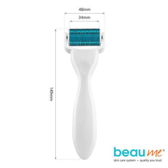 BEAUME® Body Dermaroller with 1200 needles (0,20-1,50mm) • Exchangeable attachment • the Original • certified in Germany (0,50mm)