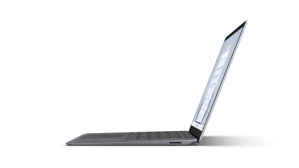 Microsoft Surface Laptop 5 Super-Thin 13.5 Inch Touchscreen Laptop - Silver – Intel 12th Gen EVO Core i5, 8GB RAM, 256GB SSD, Windows 11 Home, UK plug, 2022 Model