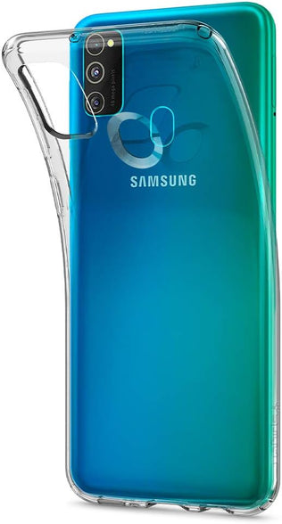 Spigen Liquid Crystal designed for Samsung Galaxy M30s case cover - Crystal Clear