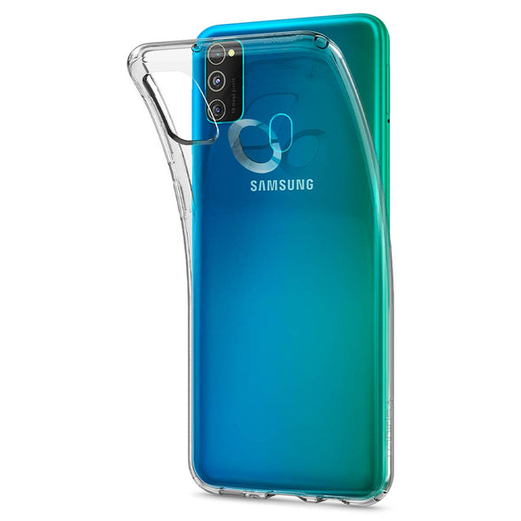 Spigen Liquid Crystal designed for Samsung Galaxy M30s case cover - Crystal Clear